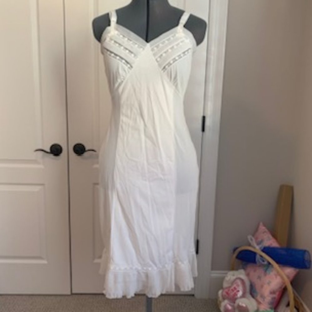 Vintage White Dress Slip